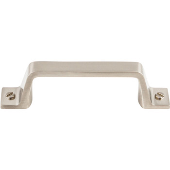 Top Knobs, Barrington, Channing, 3" Straight Pull, Brushed Satin Nickel