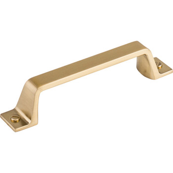 Top Knobs, Barrington, Channing, 3 3/4" (96mm) Straight Pull, Honey Bronze - Angle View