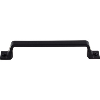 Top Knobs, Barrington, Channing, 5 1/16" (128mm) Straight Pull, Flat Black