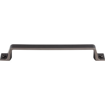 Top Knobs, Barrington, Channing, 6 5/16" (160mm) Straight Pull, Ash Gray
