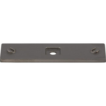 Top Knobs, Barrington, Channing, Knob Backplate, Ash Gray