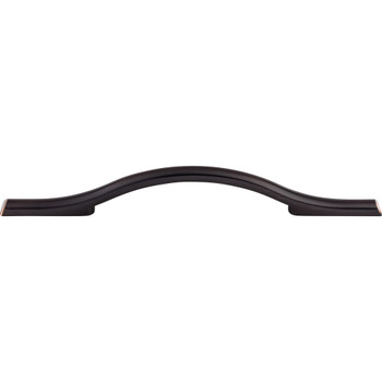 Top Knobs, Barrington, Somerdale, 5 1/16" (128mm) Curved Pull, Tuscan Bronze