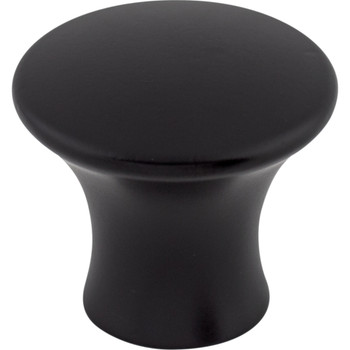 Top Knobs, Mercer, Oculus, 1 1/8" Round Knob, Flat Black