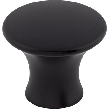 Top Knobs, Mercer, Oculus, 1 5/16" Round Knob, Flat Black