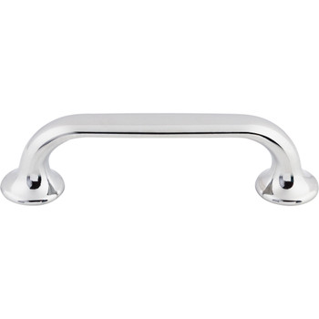 Top Knobs, Mercer, Oculus, 3 3/4" (96mm) Straight Pull, Polished Chrome