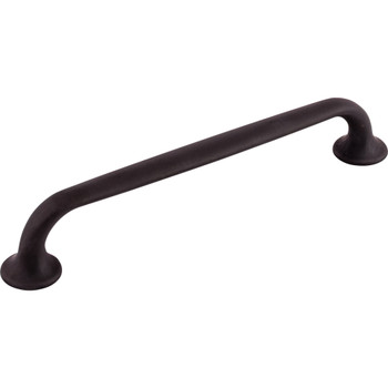 Top Knobs, Mercer, Oculus, 6 5/16" (160mm) Straight Pull, Sable - Angle View