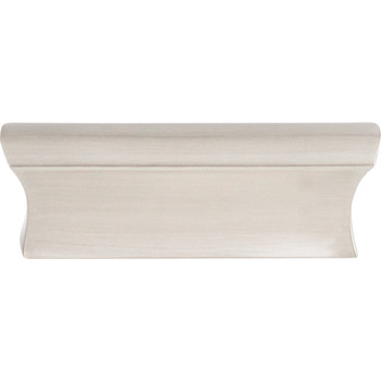 Top Knobs, Mercer, Glacier, 2" Straight Pull, Brushed Satin Nickel