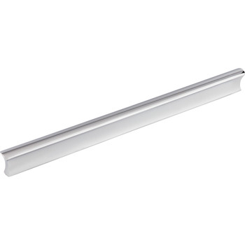 Top Knobs, Mercer, Glacier, 9 15/16" Straight Pull, Polished Chrome - Angle View