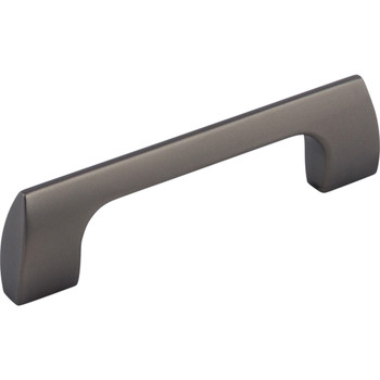 Top Knobs, Mercer, Holland, 3 3/4" (96mm) Straight Pull, Ash Gray - Angle View
