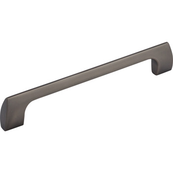 Top Knobs, Mercer, Holland, 6 5/16" (160mm) Straight Pull, Ash Gray - Angle View