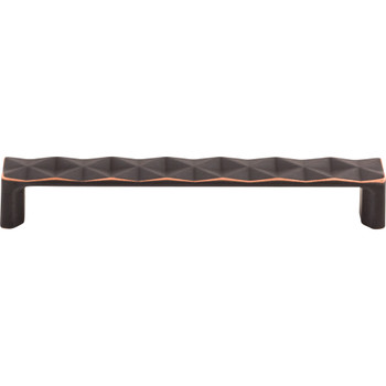 Top Knobs, Mercer, Quilted, 6 5/16" (160mm) Straight Pull, Umbrio