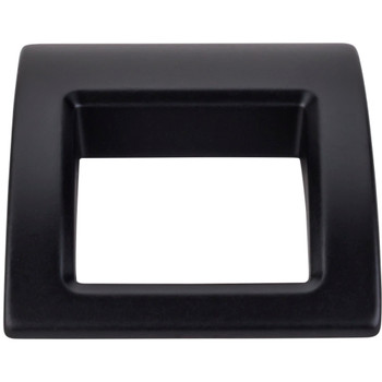 Top Knobs, Mercer, Tango, 1 1/2" Finger Pull, Flat Black