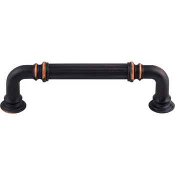 Top Knobs, Chareau, Reeded, 3 3/4" (96mm) Straight Pull, Umbrio