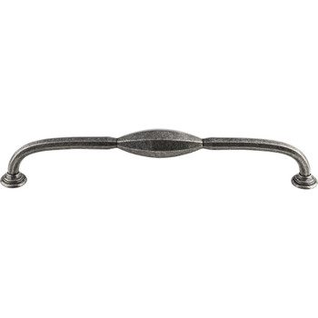 Top Knobs, Chareau, 8 13/16" (224mm) Straight Pull, Black Iron