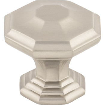 Top Knobs, Chareau, Chalet, 1 1/2" Knob, Brushed Satin Nickel