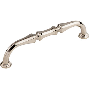 Top Knobs, Chareau, Chalet, 5" Straight Pull, Polished Nickel - alt view