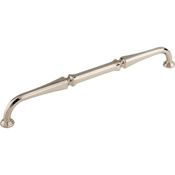 Top Knobs, Chareau, Chalet, 9" Straight Pull, Polished Nickel - alt view
