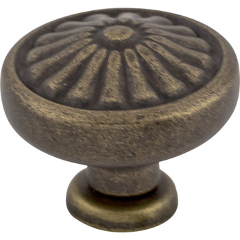 Top Knobs, Normandy, 1 1/4" Flower Knob, German Bronze