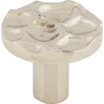 Top Knobs, Cobblestone, 1 3/8" Round Knob, Polished Nickel