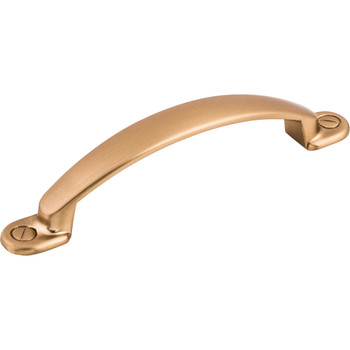 Top Knobs, Somerset, Arendal, 3 3/4" (96mm) Curved Pull, Brushed Bronze - alt view