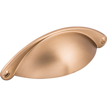 Top Knobs, Somerset, Arendal, 2 1/2" Cup Pull, Brushed Bronze - alt view