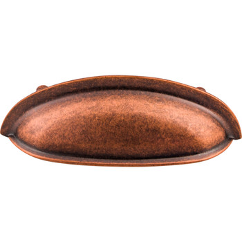 Top Knobs, Somerset, 3" Cup Pull, Antique Copper