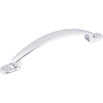 Top Knobs, Somerset, Arendal, 5 1/16" (128mm) Curved Pull, Polished Chrome - alt view