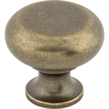 Top Knobs, Somerset, 1 1/4" Flat Top Round Knob, German Bronze