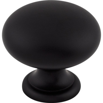 Top Knobs, Somerset, 1 1/4" Mushroom Round Knob, Flat Black