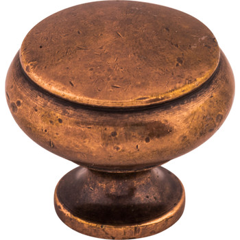 Top Knobs, Tuscany, 1 1/4" Cumberland Round Knob, Old English Copper