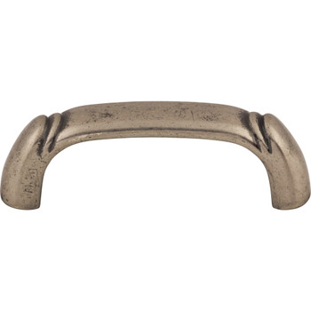 Top Knobs, Tuscany, 2 1/2" Dover Straight Pull, Pewter Antique