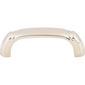 Top Knobs, Tuscany, 2 1/2" Dover Straight Pull, Polished Nickel