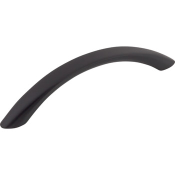 Top Knobs, Nouveau, Bow, 3 3/4" (96mm) Curved Pull, Flat Black - alt view