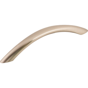 Top Knobs, Nouveau, Bow, 3 3/4" (96mm) Curved Pull, Brushed Satin Nickel - alt view