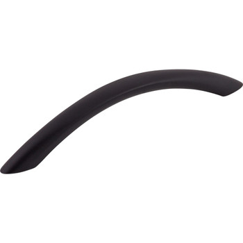 Top Knobs, Nouveau, Bow, 3 3/4" (96mm) Curved Pull, Flat Black - alt view