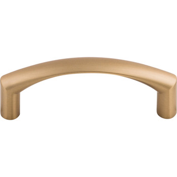 Top Knobs, Nouveau, Griggs, 3" Curved Pull, Brushed Bronze