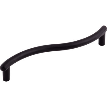 Top Knobs, Nouveau, Spiral, 5 1/16" (128mm) Straight Pull, Flat Black - alt view