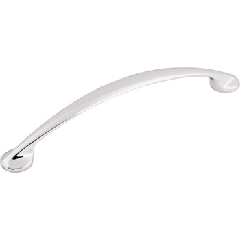 Top Knobs, Nouveau, 5 1/16" (128mm) Mandal Curved Pull, Polished Chrome - alt view