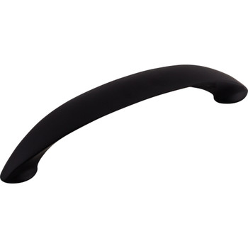 Top Knobs, Nouveau, New Haven, 5 1/16" (128mm) New Haven Pull, Flat Black - alt view