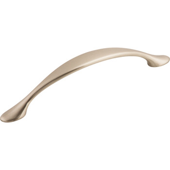 Top Knobs, Nouveau, Hartford, 5 1/16" (128mm) Curved Pull, Brushed Satin Nickel - alt view