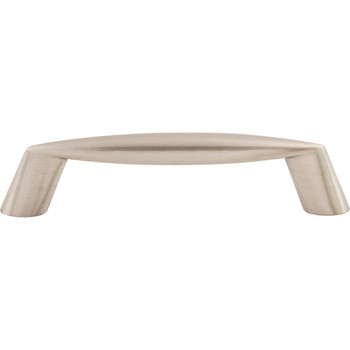 Top Knobs, Nouveau, Rung, 3 3/4" (96mm) Curved Pull, Brushed Satin Nickel