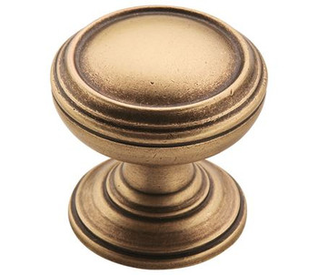 Amerock, Revitalize, 1 1/4" Round Smooth Top Knob, Gilded Bronze