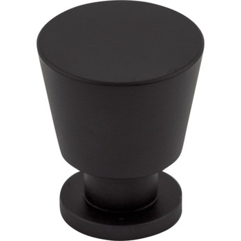 Top Knobs, Nouveau II, 7/8" Rocks Round Knob, Flat Black