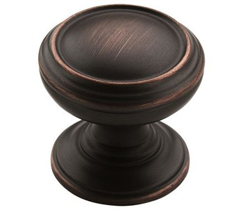 Amerock, Revitalize, 1 1/4" Round Smooth Top Knob, Oil Rubbed Bronze