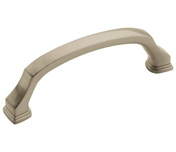 Amerock, Revitalize, 3 3/4" (96mm) Curved Pull, Satin Nickel