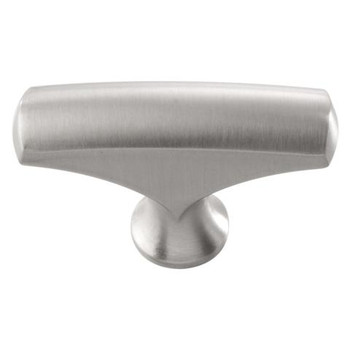 Belwith Hickory, Greenwich, 1 11/16" Pull Knob, Stainless Steel