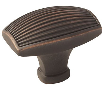 Amerock, Sea Grass, 1 1/2" Rectangle Knob, Oil Rubbed Bronze