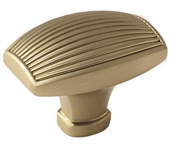 Amerock, Sea Grass, 1 3/4" Rectangle Knob, Golden Champagne