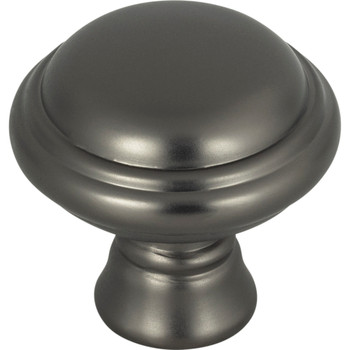 Top Knobs, Grace, Henderson, 1 1/4" Round Knob, Ash Gray