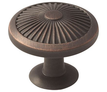 Amerock, Crawford, 1 3/8" (35mm) Round Knob, Oil Rubbed Bronze